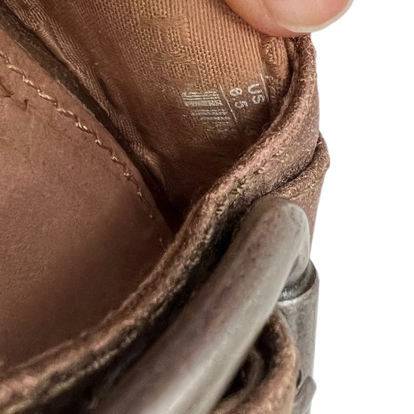 Fossil Women Marla Cork Wedge Buckle Platform Side Shoe Size 6.5 - Picture 8 of 10